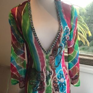 Swimwear cover or top